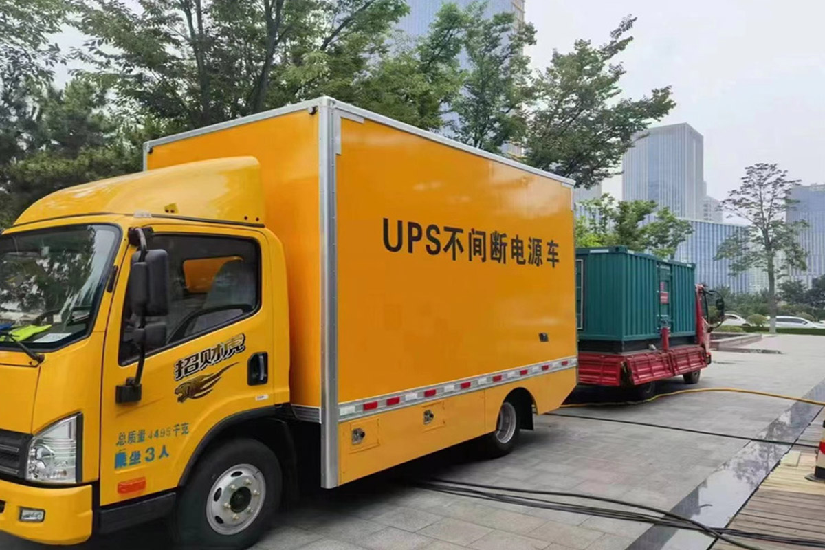 忠县发电机租赁施工现场