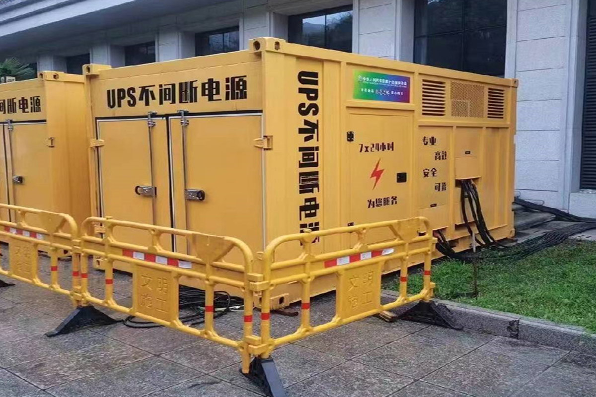 忠县发电机租赁施工现场